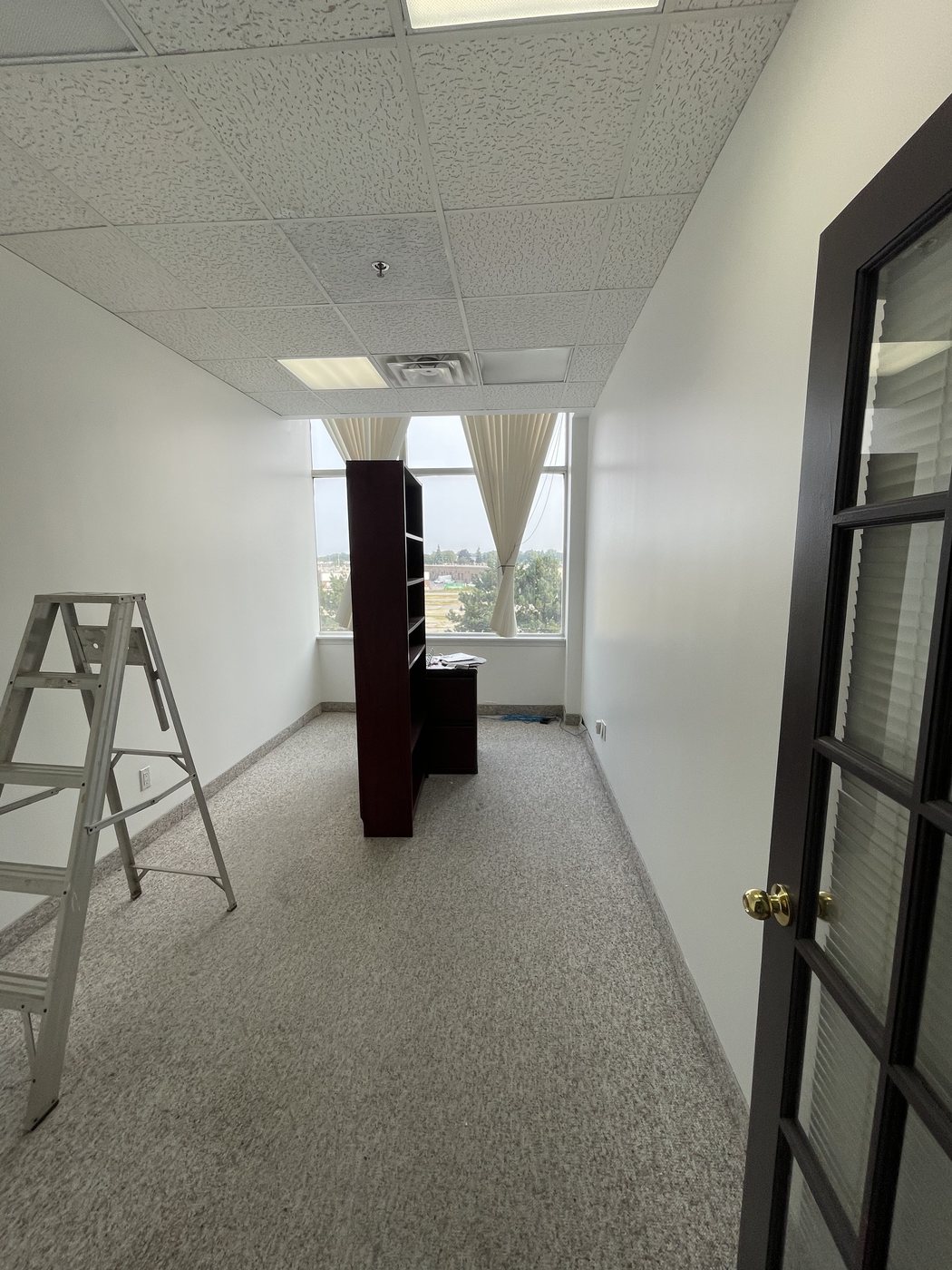 Freshly painted commercial office after TrueCoat Painting service